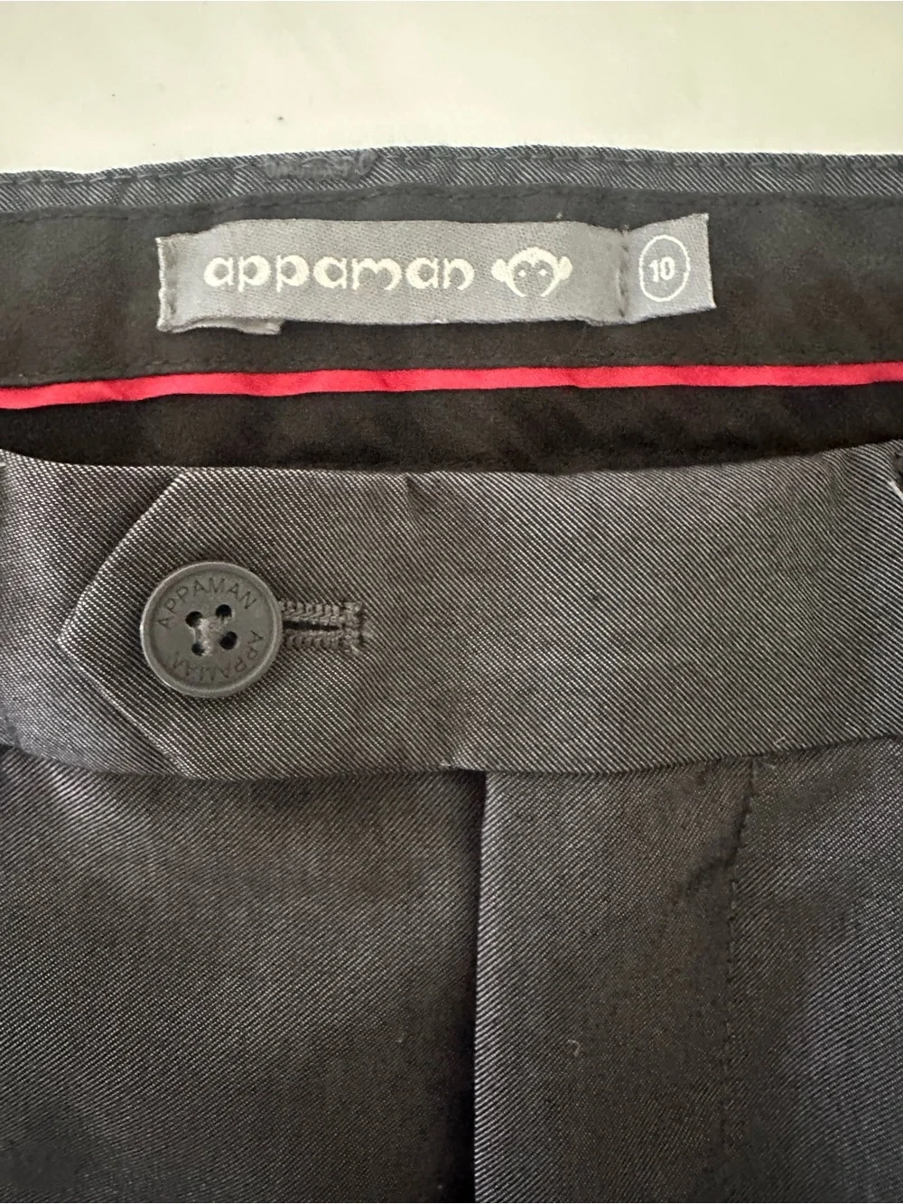 Appaman Boys Mod Suit & Dress Shirt 3-Piece Set – Size 10 - Charcoal Gray